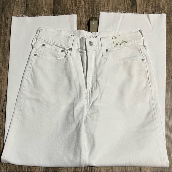 J.Crew Slim wide-leg jean in white wash | size 27 - Picture 7 of 10